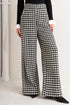 METRO ICON WOVEN HOUNDSTOOTH PANTS